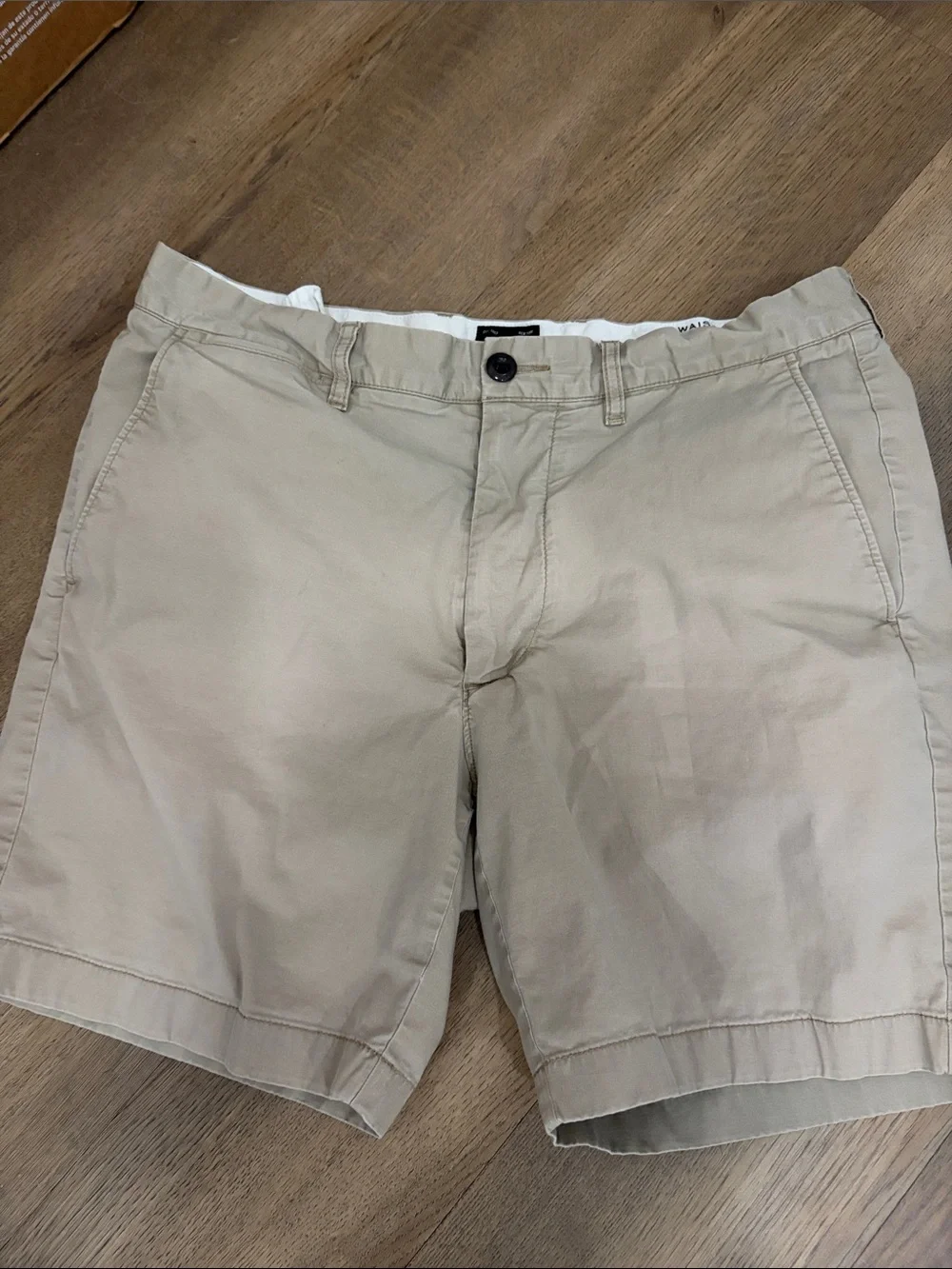 J. Crew Men's Khaki Flat Front Chino Shorts